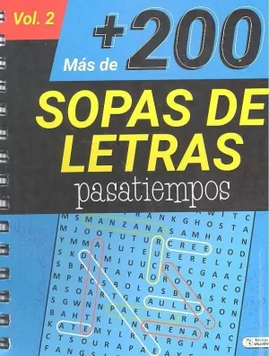 MAS DE 200 SOPAS DE LETRAS PASATIEMPOS VOL
