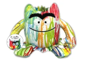 PELUCHE MONSTRUO COLORES 15 CM