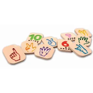 BRAILE LENGUA DE SIGNOS NUMEROS 1-10