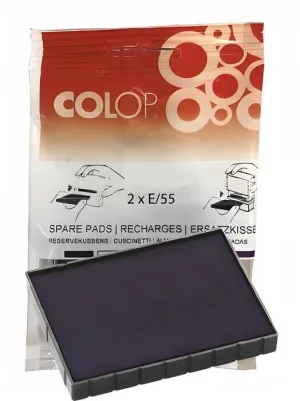 C/ 2 ALMOHADILLA AZUL SELLO PRINTER 55