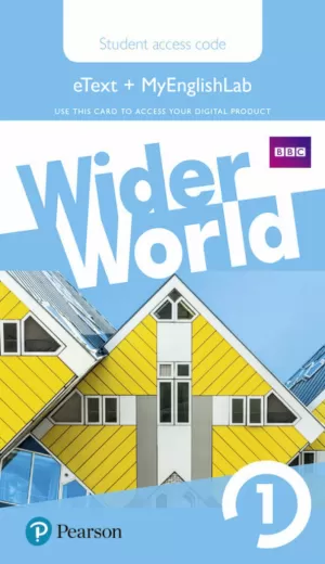 WIDER WORLD 1 MYENGLISHLAB & EBOOK STUDENTS' ACCESS CARD