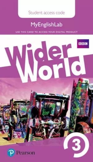 WIDER WORLD 3 MYENGLISHLAB STUDENTS' ACCESS CARD