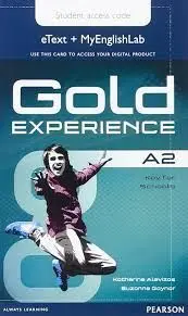 GOLD EXPERIENCE A2 ETEXT & MYENGLISHLAB STUDENT ACCESS CARD