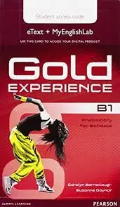 GOLD EXPERIENCE B1 ETEXT & MYENGLISHLAB STUDENT ACCESS CARD