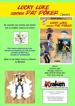 LUCKY LUKE CLASSICS 6 LUCKY LUKE CONTRA PAT POKER