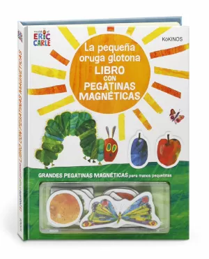 PEQUEÑA ORUGA GLOTONA CON PEGATINAS MAGNETICAS,LA