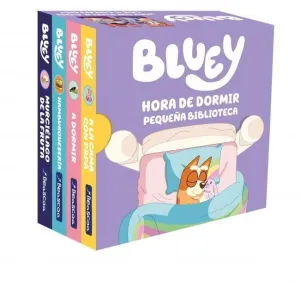 BLUEY LIBRO JUGUETE HORA DE DORMIR PEQUEÑA BIBLIOT