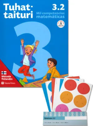 TUHATTAITURI 3.2. MATEMÁTICAS. LIBRO Y FICHAS (MÉTODO FINLANDÉS)