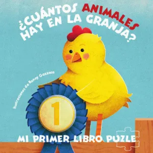 ¿CUÁNTOS ANIMALES HAY EN LA GRANJA. MI PRIMER LIBRO PUZLE (VVKIDS)