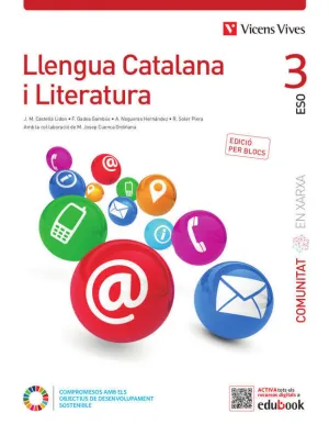 LLENGUA CATALANA I LITERATURA 3 CATALUNYA. (COMUNITAT EN XARXA). EDICIÓ PER BLOCS