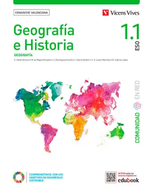 GEOGRAFÍA E HISTORIA 1 COMUNITAT VALENCIANA (1.1 GEOGRAFÍA 1.2 HISTORIA) COMUNIDAD EN RED
