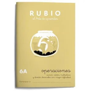 OPERACIONES RUBIO 6A - SUMAR, RESTAR, MULTIPLICAR Y DIVIDIR DECIMALES CON MAYOR DIFICULTAD