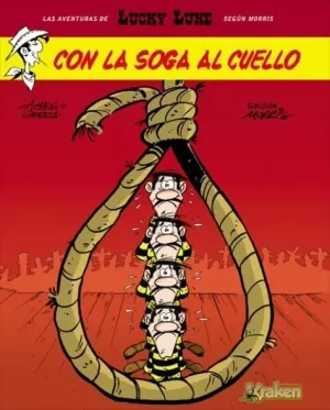 LUCKY LUKE CON LA SOGA AL CUELLO