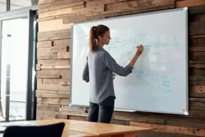 122X100 CM PIZARRA BLANCA MAGNETICA MARCO ALUMINIO 