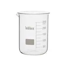 SET 10 VASO DE PRECIPITADO 25ML VIDRIO FORMA BAJA