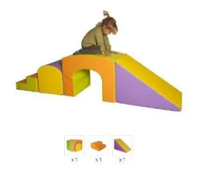 CONJUNTO 4 PIEZASESCALERA, TÚNEL Y RAMPA