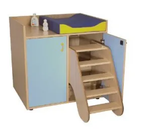 MUEBLE CAMBIADOR 2 PUERTAS ESCALERA