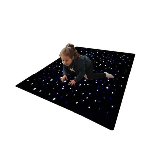 ALFOMBRA INTERACTIVA RELAJANTE E INTERACTIVA CAMBIANTE DE COLOR AL TOCARLA. 95X95 CM