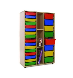 MUEBLE MEDIO ESTANTERÍA 2 CUBETEROS