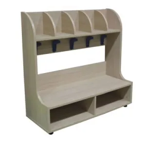 BANCO ZAPATERO PERCHERO 5 CASILLAS