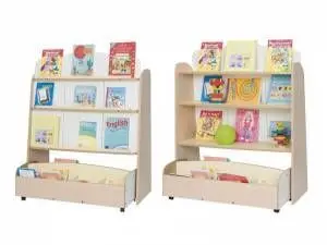 LIBRERIA MONTESSORI DOBLE CARA CON CAJON LIBRERIA