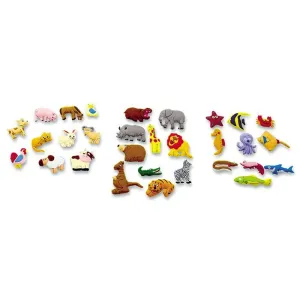 SET ANIMALES CON VELCRO PARA FRANELOGRAMA