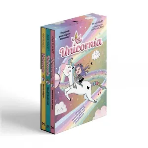 (ESTUCHE).UNICORNIA.(LIBROS DEL 1 AL 3)